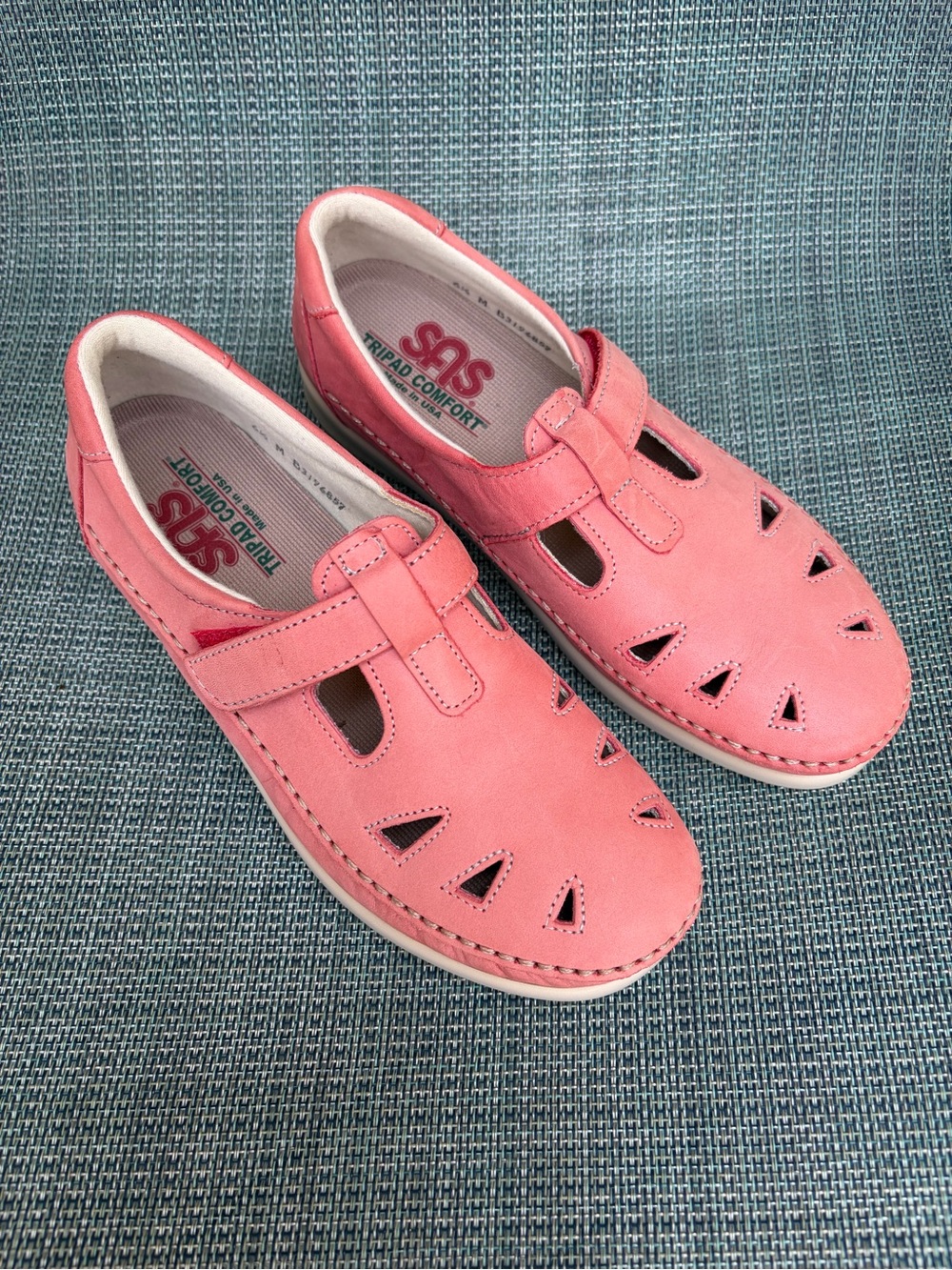 SAS Coral Leather Slip-On Comfort Shoes